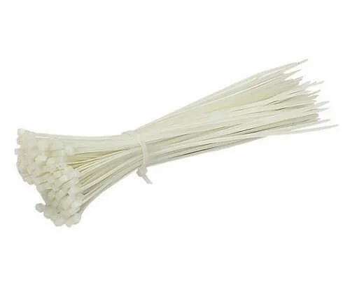 CABLE TIE WHITE/BLACK 6"x2.5mm CT-150M
