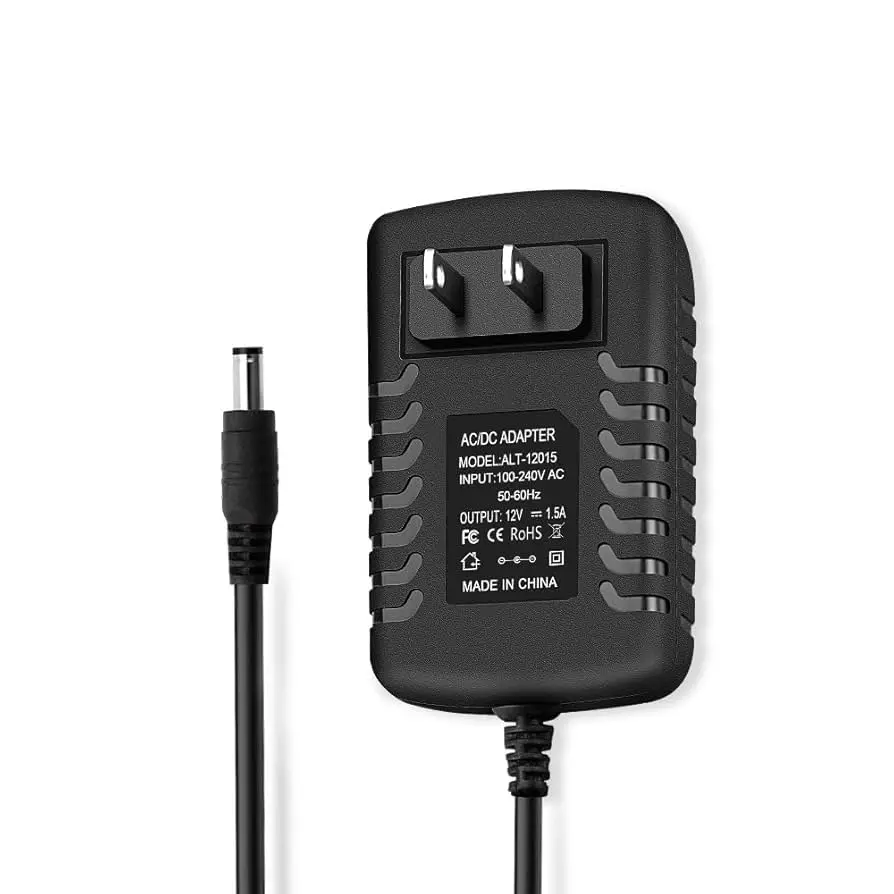 DC 12V=1.5A | ADAPTOR 1215