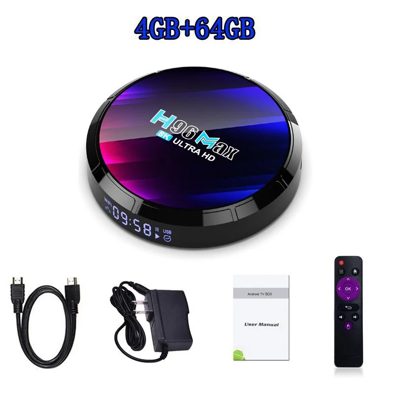 TV BOX X98/H96 MAX | 4GB+64GB
