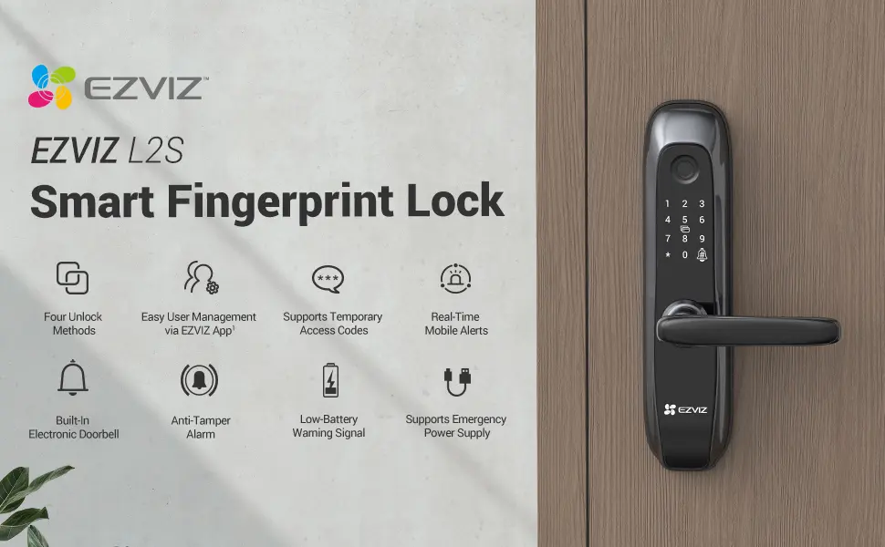 EZVIZ L2S Smart Fingerprint Lock