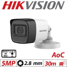 HIKVISION 16H0T-ITPFS | 5MP BULLET MIC CAMERA