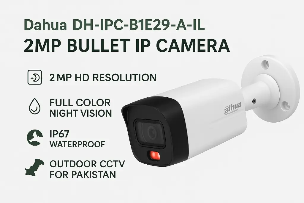DAHUA B1E29-A-IL | 2MP COLOR WITH MIC BULLET CAMERA