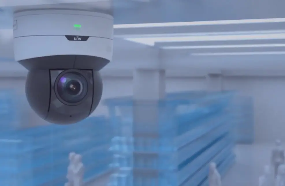 UNV 6415SR-X5UPW-VG | 5MP INDOOR MINI PTZ DOME CAMERA