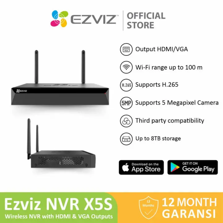 EZVIZ X5S 8W | 8CH NVR