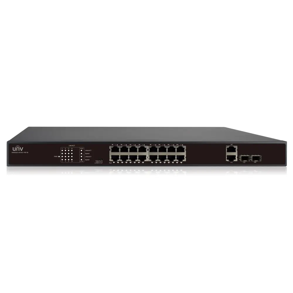 UNV NSW2010/2020-16T2GC-POE-IN | 16PORTS POE