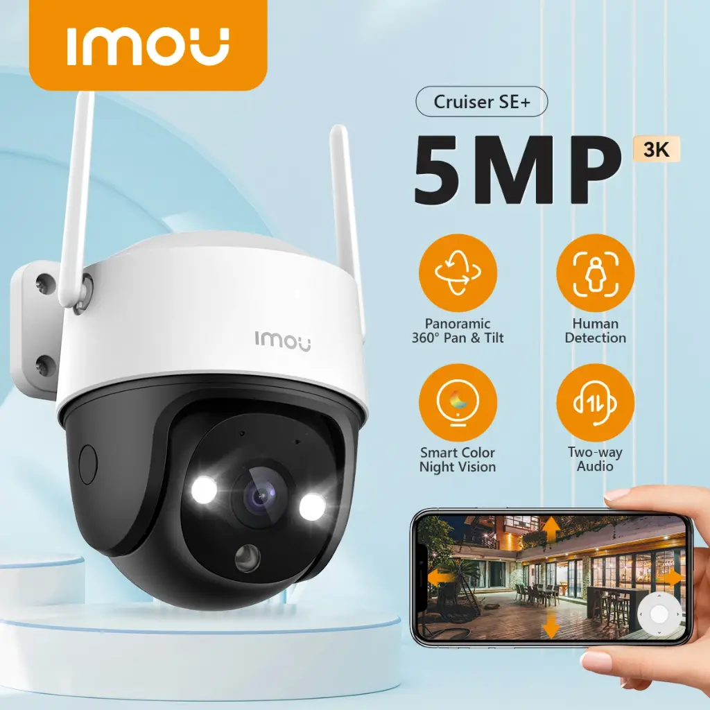 IMOU K7FP-5V0W(5H0WE) | 5MP CRUISER SC WIFI CAMERA