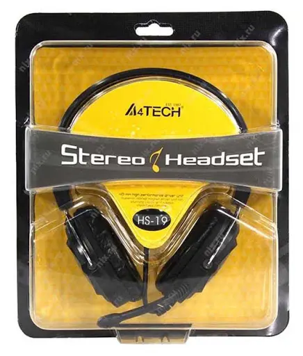 A4 TECH HS-19 | STEREO HEADPHONE