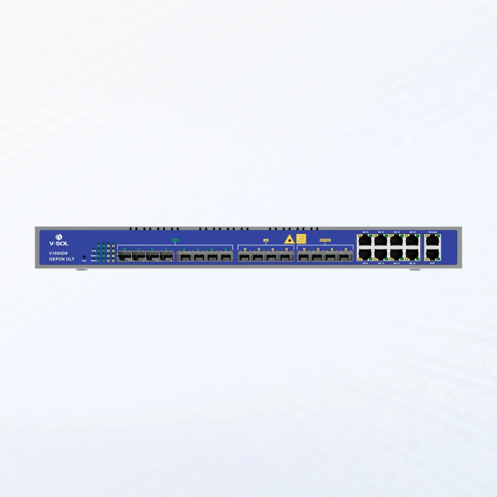 VSOL V1600D8 | 10G 8PORTS EPON OLT