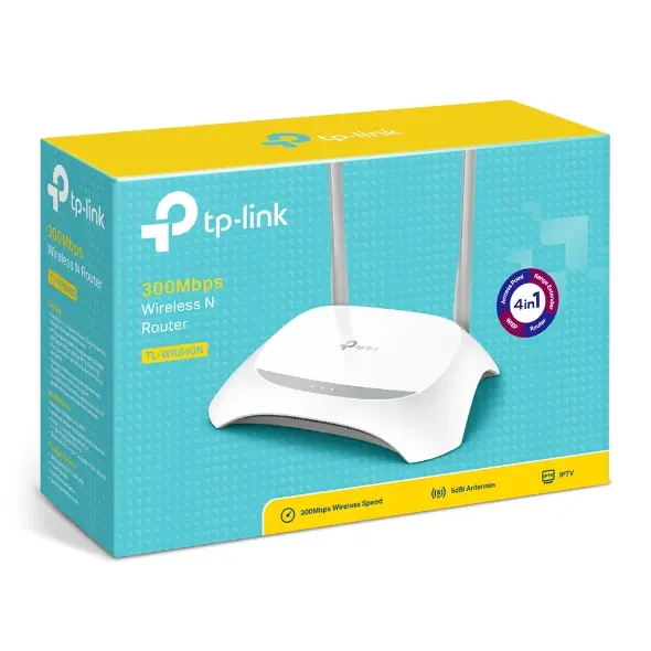 TP-LINK WR840N | 2 ANTENNA WIRELESS ROUTER