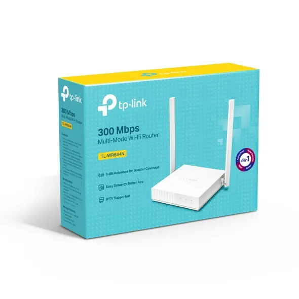 TP-LINK WR844N | 2 ANTENNA WIRELESS ROUTER