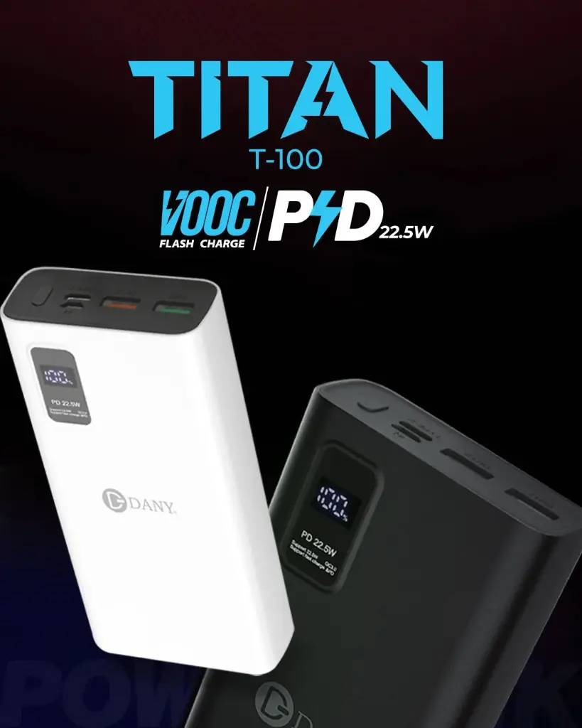 DANY T100 | TITAN 20,000MAH POWER BANK