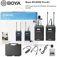 [BOYA] BOYA BY-WM8 PRO-K1 WIRELESS DUAL CHANNEL MIC