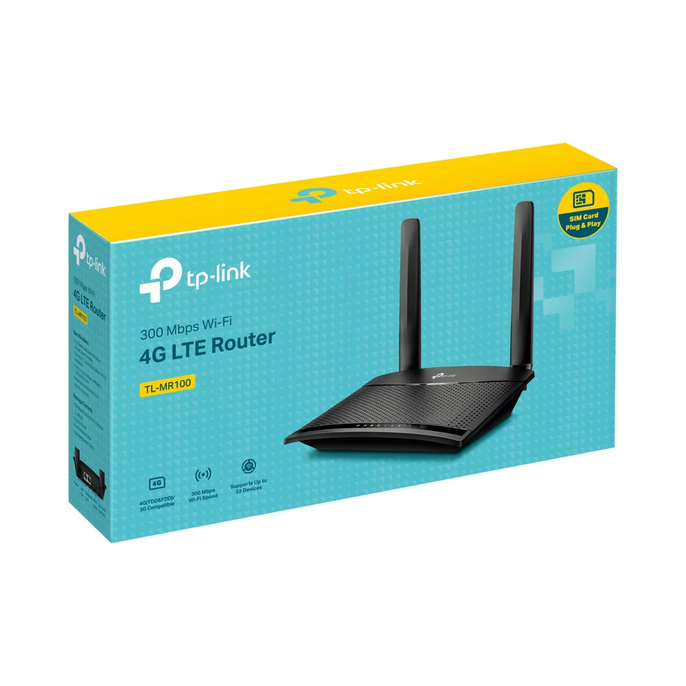 TP-LINK MR100 | 4G LTE ROUTER
