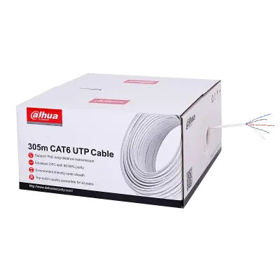 DAHUA PFM920I-6U51 | 24AWG CAT6 WHITE CABLE 