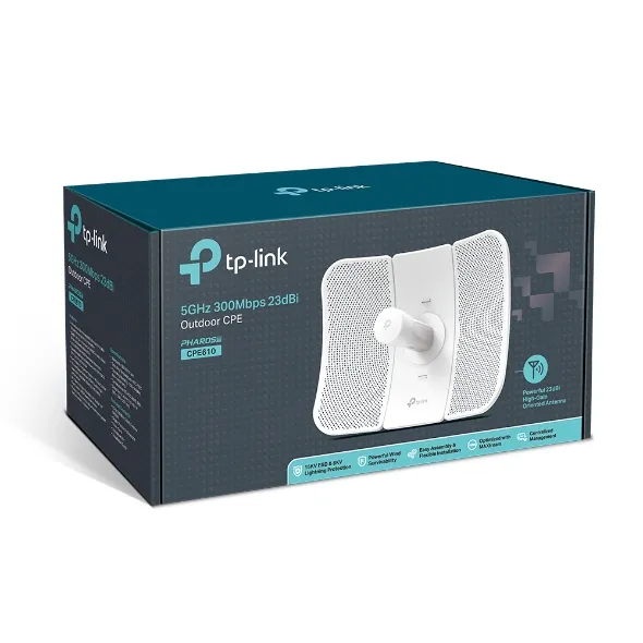 TP-LINK CPE610 | 5GHz 300Mbps 23dBi OUTDOOR CPE