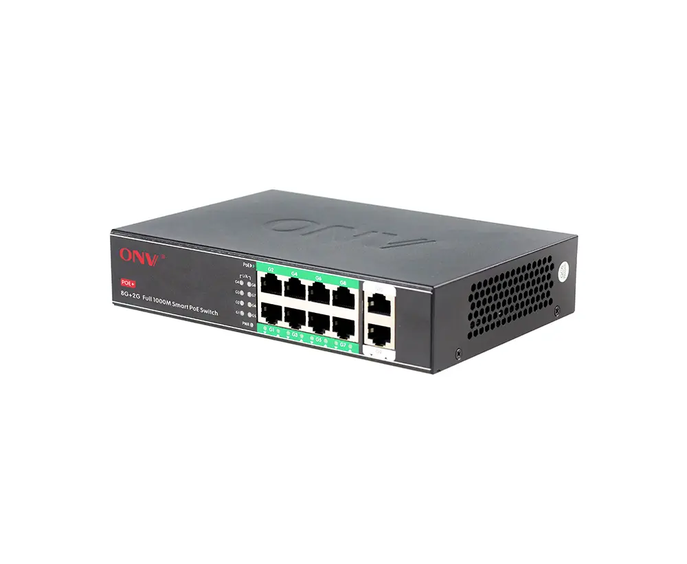 ONV H3108PS | 10PORTS GIGA POE SWITCH 