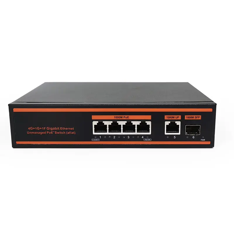 SMART CX-4+1+1SFP | 4PORTS GIGA POE SWITCH
