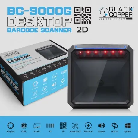 BLACK COPPER BC-9000G | DESKTOP BARCODE SCANNER