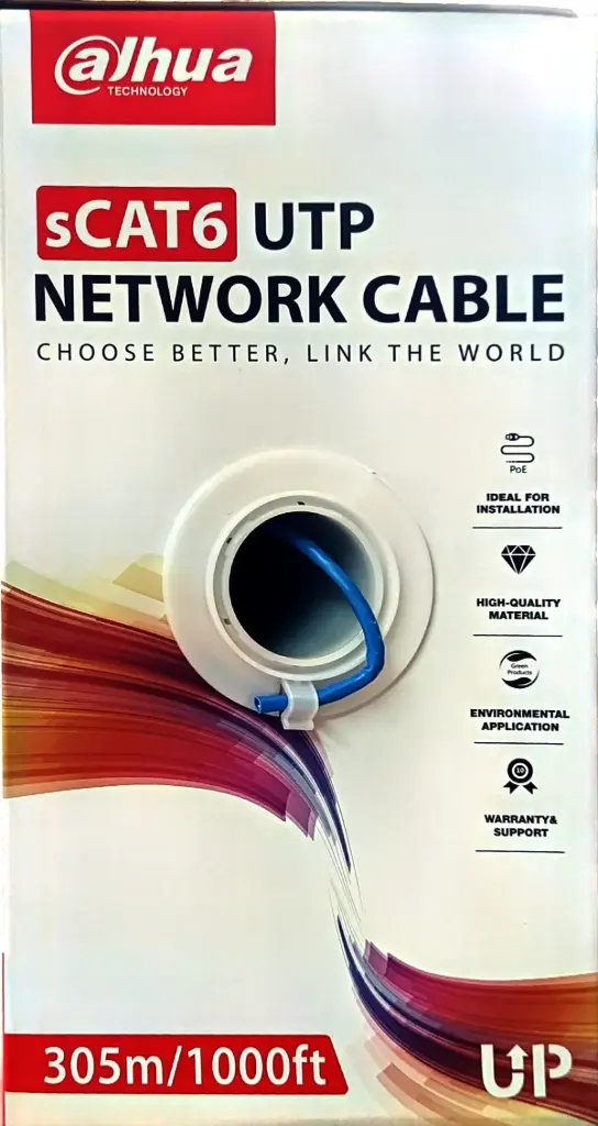 DAHUA PFM920I-6UN1-N | 24AWG CAT6 BLUE CABLE 305M