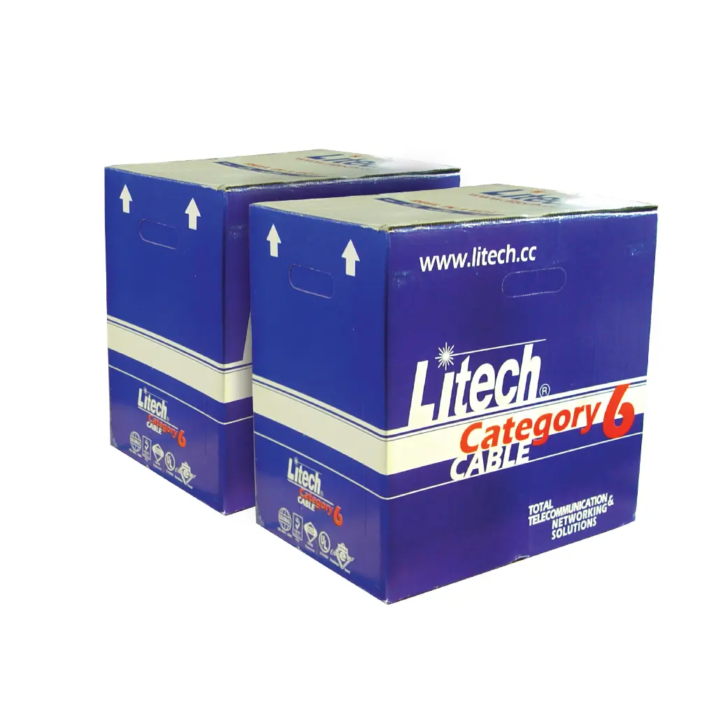 LITECH UTP | 23AWG GRAY PURE COPPER CAT6 CABLE