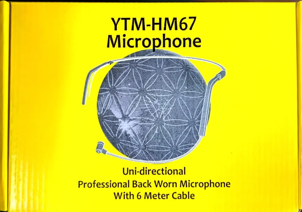 MIC YTM-HM67 | WIRED MIC WITH 6M CABLE (665)