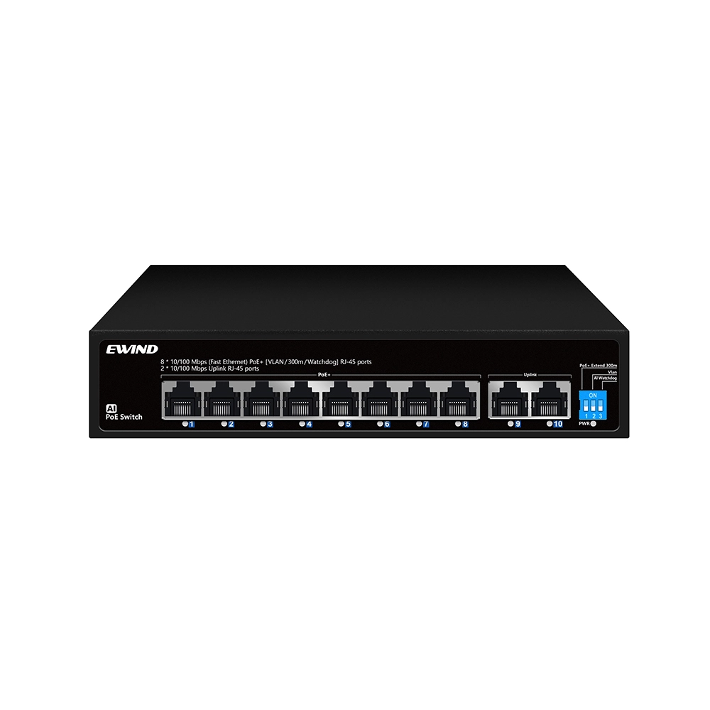 EWIND EW-S1710CFU-AP | 8+2PORTS POE SWITCH