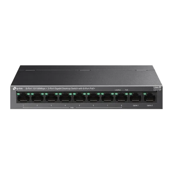 TP-LINK LS1210P | 8PORTS GIGABIT POE+ SWITCH