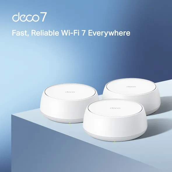 TP-LINK DECO BE25 (3PACK) | BE5000 WHOLE HOME MESH WIFI 7 SYSTEM