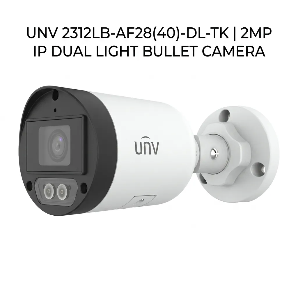 UNV 2312LB-AF28(40)-DL-TK | 2MP IP DUAL LIGHT BULLET  CAMERA 