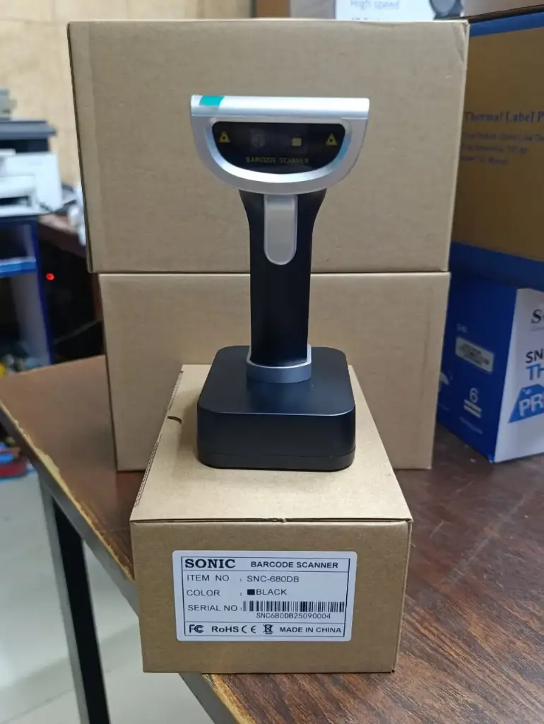 SONIC SNC-680DB | WIRELESS 2D BARCODE SCANNER