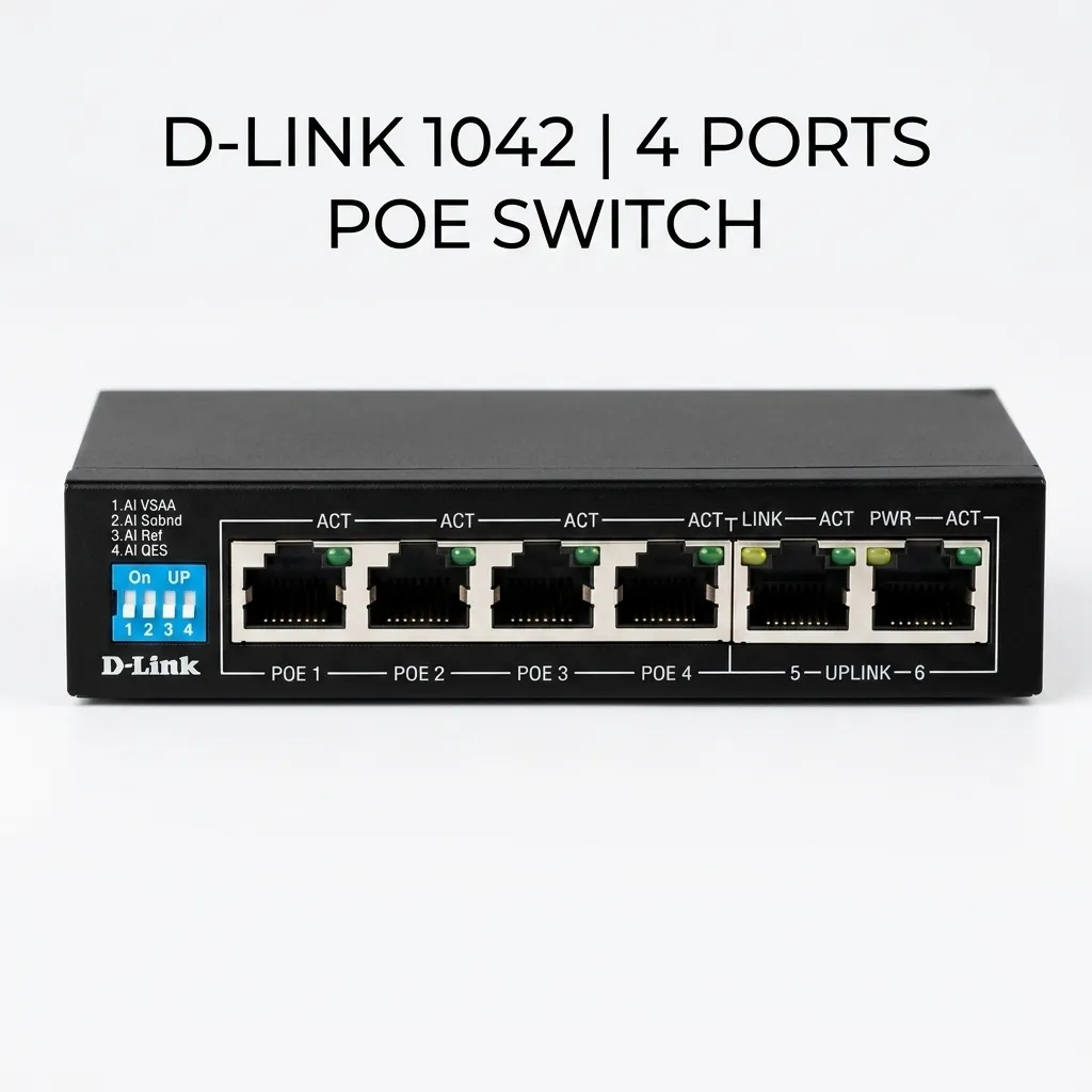 D-LINK 1042 | 4 PORTS POE SWITCH