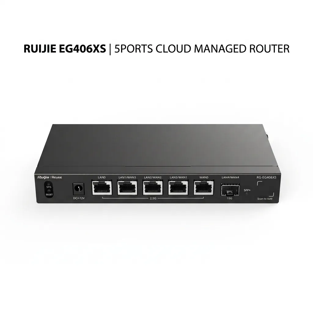 RUIJIE EG406XS | 5PORTS CLOUD MANAGED ROUTER