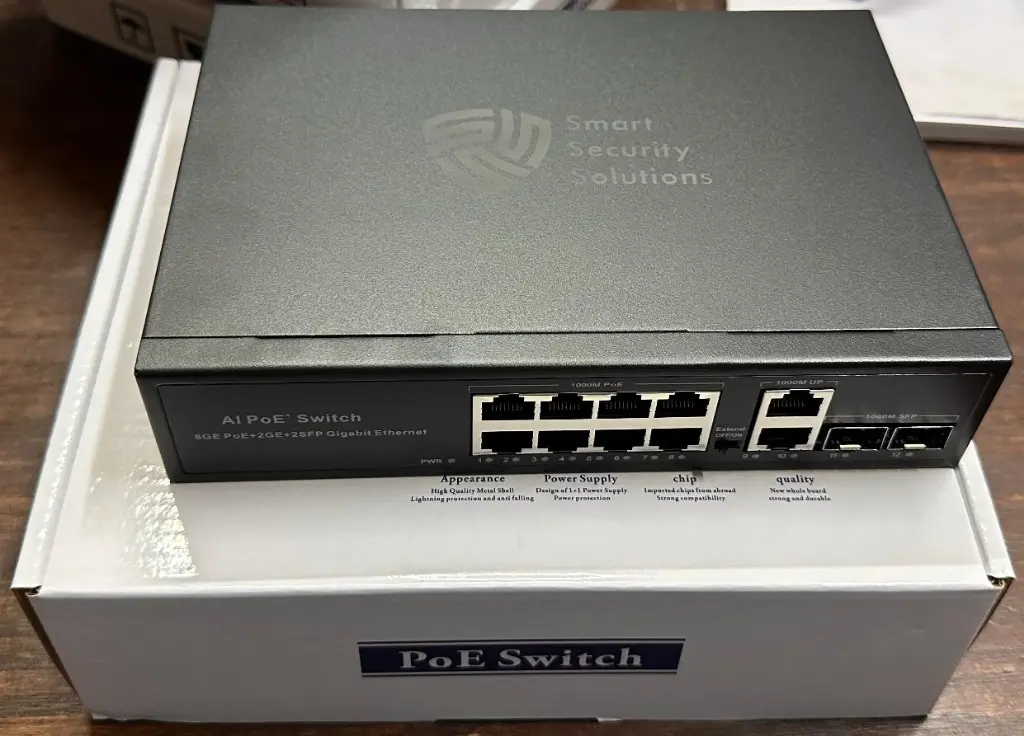 SSS AHPG0822-B | 8+2+2SFP GIGA POE SWITCH