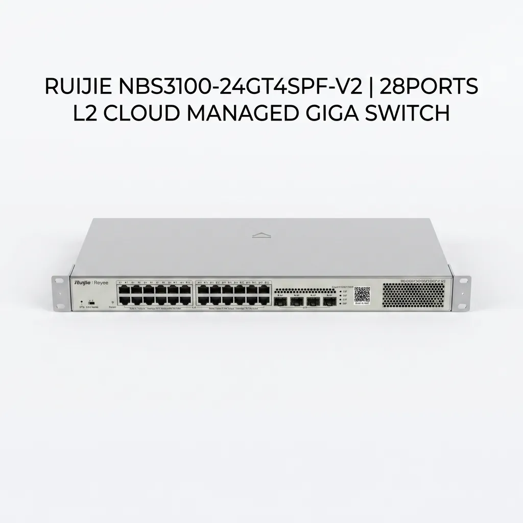 RUIJIE NBS3100-24GT4SPF-V2 | 28PORTS L2 CLOUD MANAGED GIGA SWITCH