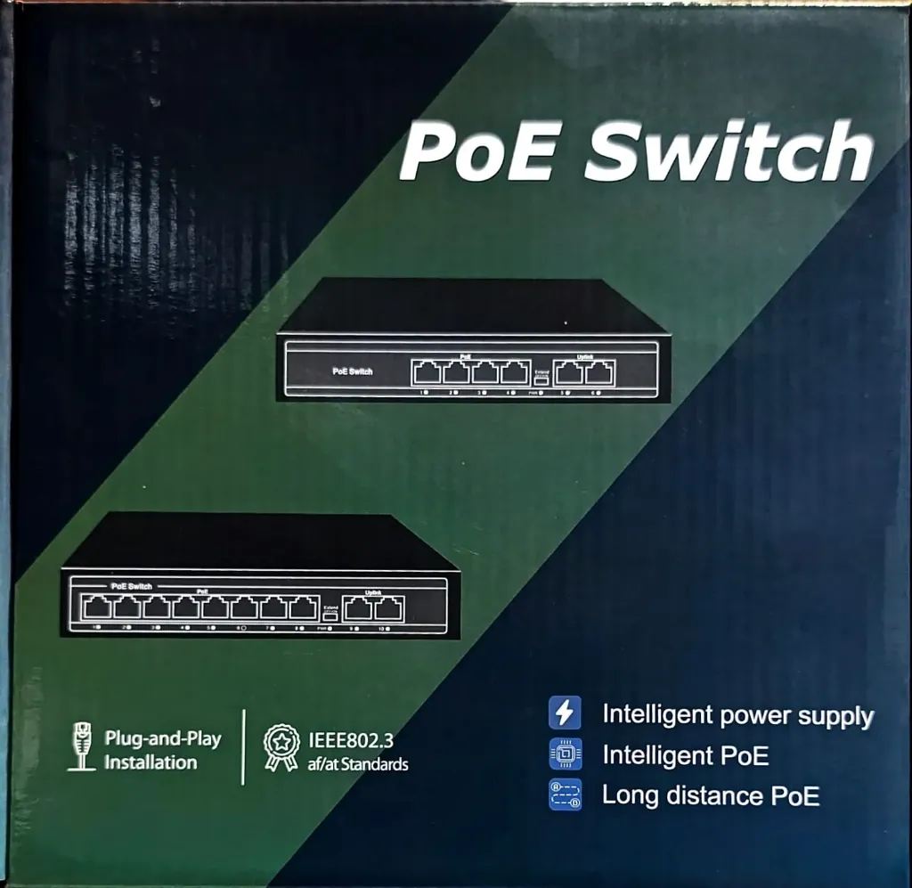 ND-AP0420-B | 4+2 POE SWITCH ATTACHED POWER