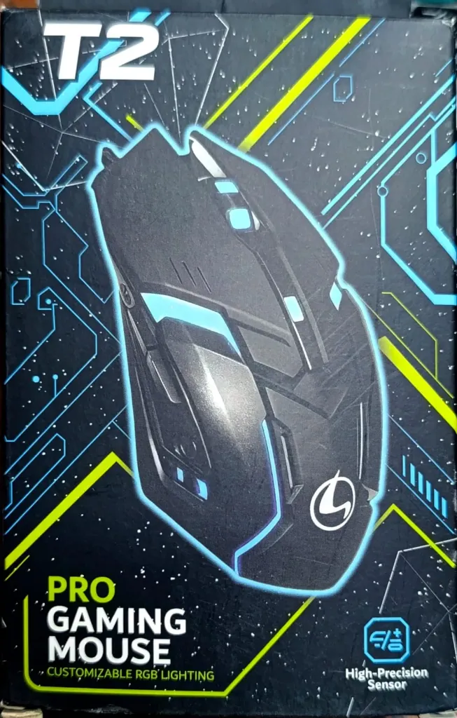 T2 PRO GAMING WIRED MOUSE