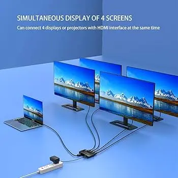 [MIX] HDMI SPLITTER 1+4 | BLACK