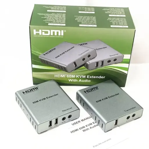 KVM 60M HDMI EXTENDER WITH AUDIO