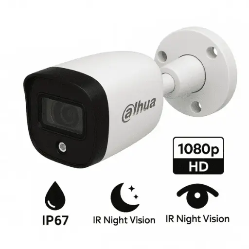 [DAHUA] DAHUA B1A51P-U BULLET 5MP ANALOG CAMERA