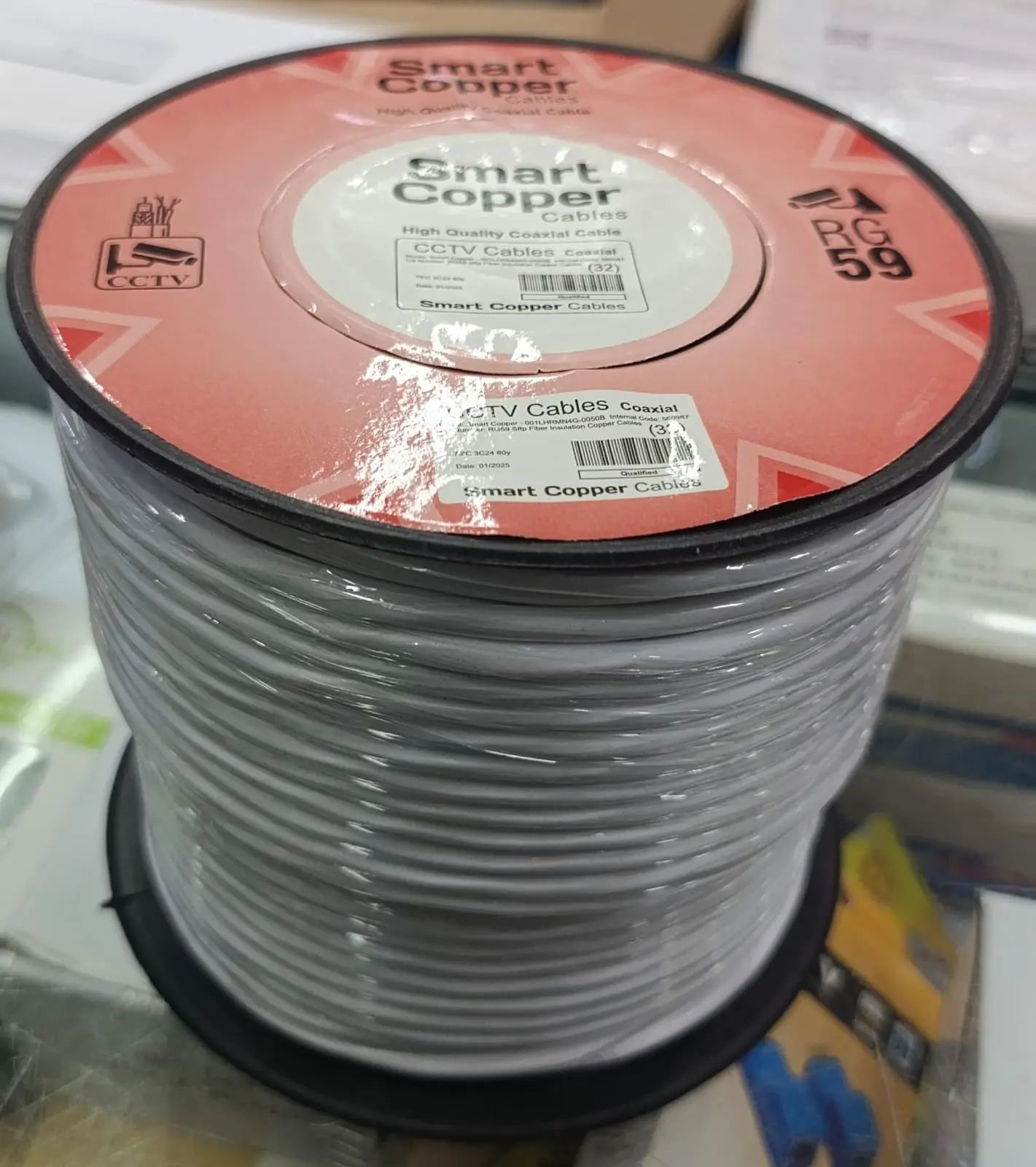 RG59+220 SMART COPPER | COAXIAL 80YD CABLE