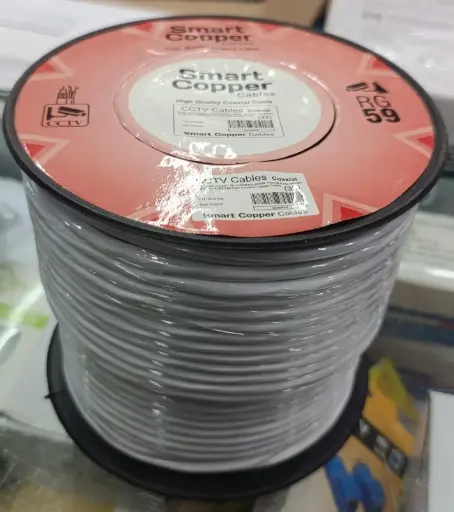 RG59+220 SMART COPPER fiber | 80YD CABLE 