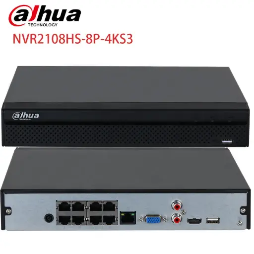 DAHUA NVR2108HS-4KS3 | 8CH. NVR