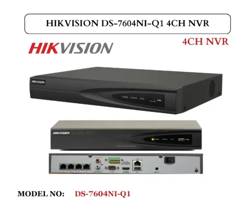 [HIKVISION] HIKVISION 7604NI-Q1 | 4CH 4K NVR