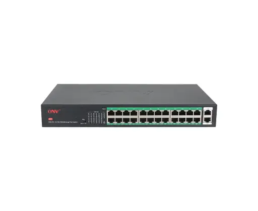 ONV H1024PLS | 24PORTS+UPLINKS GIGA POE SWITCH