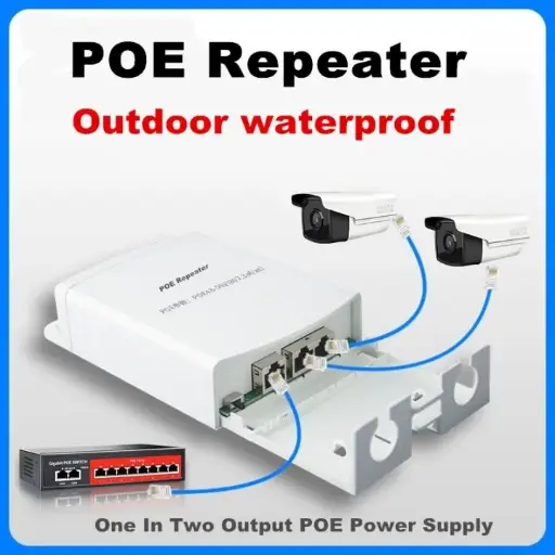 [ONV] POE REPEATER 5 PORT 104JF