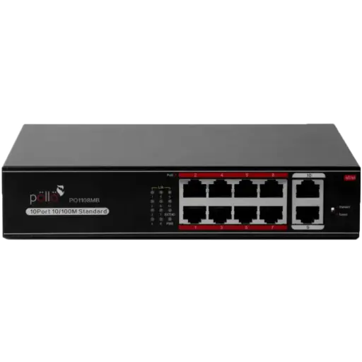 POLLO 1108MB | 8+2PORTS POE SWITCH