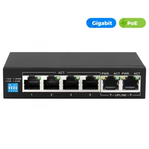[CISCO] D-LINK B125X | 4+2GE 4PORT GIGA SFP POE SWITCH