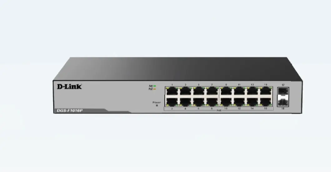D-LINK DGS-1016P | 16 PORT POE GIGA SWITCH