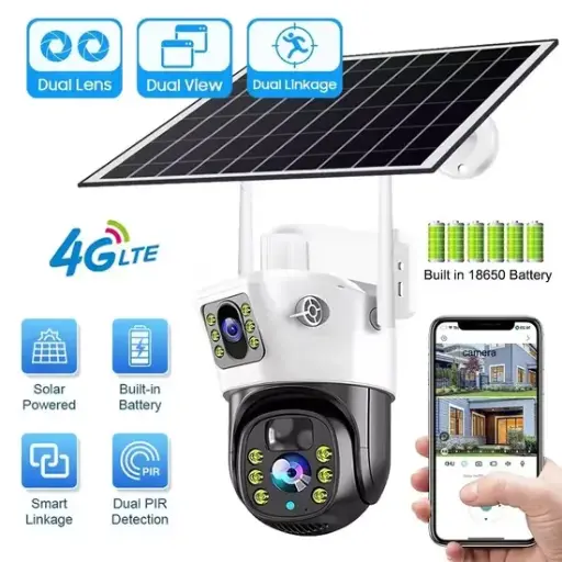 [V380 CAMERA] CAM V380 P27 | SOLAR 4G SIM CAMERA