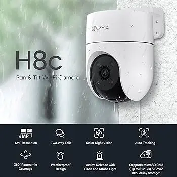 EZVIZ H8C 2K | 4MP WIFI CAMERA